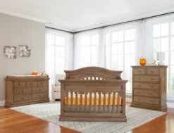 Westood Stone Harbor 5 Drawer Chest -Children's Products 04 SH Crib Cashew 78572.1535305170