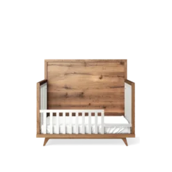 Romina Furniture Uptown Convertible Crib 8 Romina Furniture Uptown Convertible Crib -Children's Products 12501 Oak SolidWhite wUptown tr 44703.1610831331