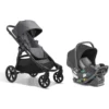 Baby Jogger City Select 2 + City GO 2 Travel System, Radiant Slate