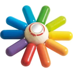 Haba Rainbow Sun Wooden Clutching Toy