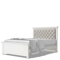 Romina Furniture Karisma Tufted Headboard Panel -Children's Products 5537SW BGE 83512.1529596653