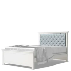 Romina Furniture Karisma Tufted Headboard Panel -Children's Products 5537SW GRY 84007.1529596651