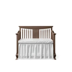 Romina Furniture Antonio Convertible Crib W/ Open Back -Children's Products 6501Nocello Gloss 00000 37463.1529506794