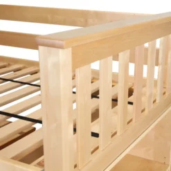 Jackpot Kids York 2 Twin Low Loft Bed W/ Red & Blue Play Curtain 5 Jackpot Kids York 2 Twin Low Loft Bed W/ Red & Blue Play Curtain -Children's Products 71LFT6D3D 001 6 78129.1566089676