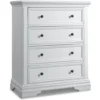 Stella Baby & Child Athena 4 Drawer Chest, Belgium Cream
