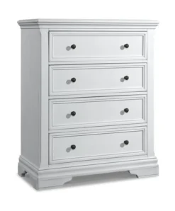 Stella Baby & Child Athena 4 Drawer Chest, Belgium Cream