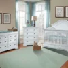 Stella Baby & Child Athena Crib + Dresser + Chest Nursery Set, Belgium Cream