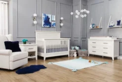Franklin & Ben Beckett 4-in-1 Convertible Crib, Warm White -Children's Products B14401RW room 6 21993.1549236923