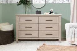 Franklin & Ben Beckett Rustic 6 Drawer Dresser, Sandbar -Children's Products B14416SDB Lifestyle Main 05 48196.1642364942