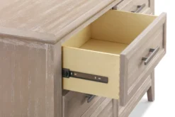 Franklin & Ben Beckett Rustic 6 Drawer Dresser, Sandbar -Children's Products B14416SDB White Background 02 61138.1642364942