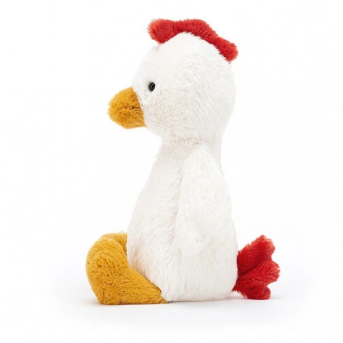Jellycat Bashful Chicken Plush 2 Jellycat Bashful Chicken Plush - Image 2