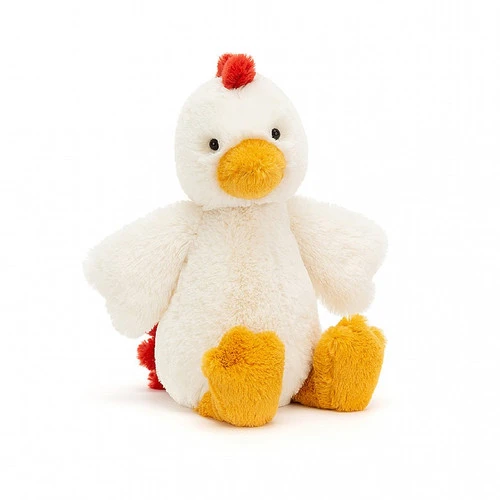Jellycat Bashful Chicken Plush 1 Jellycat Bashful Chicken Plush