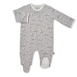 Magnetic Me Grey Baa Baa Baby Modal Magnetic Footie