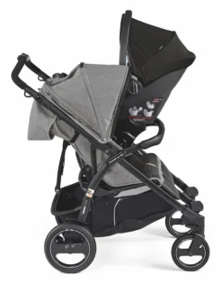 Peg Perego Book For Two Double Stroller, Atmosphere -Children's Products BookForTwo side view 1CarSeat Atmosphere 16064.1541541531