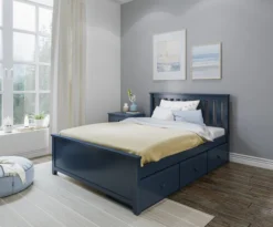 Jackpot Kids Dover Full Bed 9 Jackpot Kids Dover Full Bed -Children's Products Dover Drawer Angled Blue 46701.1602432622