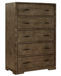 Westwood Dovetail 5 Drawer Chest, Graphite