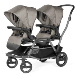 Peg Perego Duette Piroet Stroller, City Grey
