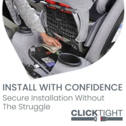 Britax One4Life ClickTight All-in-One, Diamond Quilted Gray -Children's Products E1C904G One4Life DiamondQuiltedGray 4 Master 2023 45428.1685743052