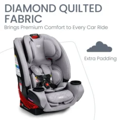 Britax One4Life ClickTight All-in-One, Diamond Quilted Gray -Children's Products E1C904G One4Life DiamondQuiltedGray 6 Master 2023 87229.1685743052