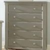 Baby's Dream Everything Nice 5 Drawer Chest, Vintage Grey