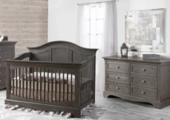 Pali Enna 2 Piece Nursery Set - Forever Crib + Double Dresser