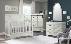 Westwood Foundry Flat Convertible Crib -Children's Products Foundry White Dove Arch Top Room 1 00099.1575157387
