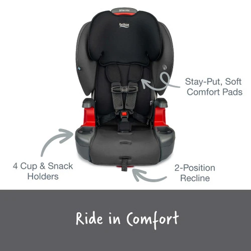 Britax Grow With You Harness-2-Booster Car Seat, Mod Black 9 Britax Grow With You Harness-2-Booster Car Seat, Mod Black - Image 9