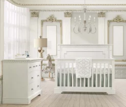 Natart Ithaca 5-in-1 Convertible Crib 6 Natart Ithaca 5-in-1 Convertible Crib -Children's Products Ithaca Collection Baby Room in White 81434.1556035670