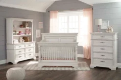 Stella Baby & Child Kerrigan Convertible Crib -Children's Products Kerrigan RusticWhite RS 65163.1554675873