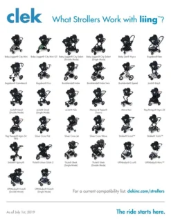 Clek Liing Infant Car Seat -Children's Products Liine Car Seat Compatibility Chart 88077.1626201585