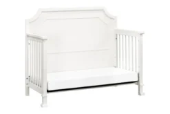 Namesake Emma Regency 4-in-1 Convertible Crib, Warm White -Children's Products M10701RW White Background 07 13604.1686351720