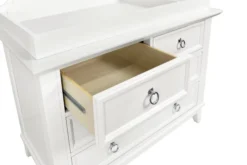 Namesake Emma Regency 4 Drawer Dresser, Warm White -Children's Products M10716RW White Background 06 73685.1686352029