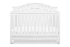 Davinci Charlie 4-in-1 Convertible Crib -Children's Products M12801W White Background 02 54651.1598505463