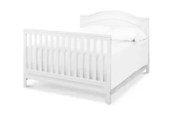 Davinci Charlie 4-in-1 Convertible Crib -Children's Products M12801W White Background 05 08199.1598505463