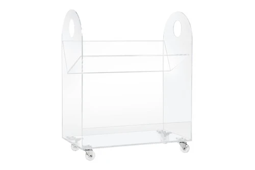 Babyletto Presto Acrylic Bookcase & Cart 1 Babyletto Presto Acrylic Bookcase & Cart