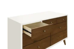 Babyletto Palma 7 Drawer Dresser -Children's Products M15916RWNL White Background 02 45072.1627771896