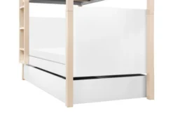 Babyletto Universal Twin Storage Trundle Bed, White 8 Babyletto Universal Twin Storage Trundle Bed, White -Children's Products M19173W White Background 04 02574.1560380187