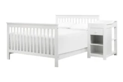 Davinci Piedmont 4-in-1 Crib And Changer Combo -Children's Products M1991W White Background 04 06991.1538681424