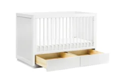 Babyletto Bento 3-in-1 Convertible Crib W/ Toddler Kit 8 Babyletto Bento 3-in-1 Convertible Crib W/ Toddler Kit -Children's Products M21601W White Background 05 89784.1626032548