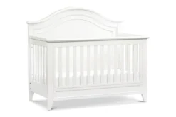 Franklin & Ben Beckett 4-in-1 Convertible Curve Top Crib, Warm White