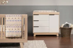Babyletto Hudson 3 Drawer Dresser W/ Changing Tray -Children's Products M4223NXW Lifestyle Main 04 92604.1616986709