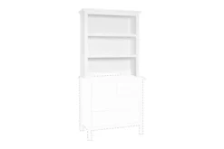 Davinci Autumn Bookcase/Hutch -Children's Products M4309W White Background 02 22103.1538521571