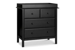 Davinci Autumn 4-Drawer Dresser -Children's Products M4355E White Background 04 15423.1538019258