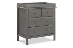 Davinci Autumn 4-Drawer Dresser -Children's Products M4355SL White Background 03 19286.1538019261