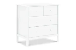 Davinci Autumn 4-Drawer Dresser -Children's Products M4355W White Background Main 00 91195.1538019258