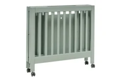 Babyletto Origami Mini Crib -Children's Products M6698LS White Background 03 32651.1667780532