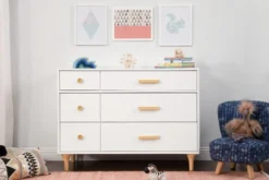 Babyletto Lolly 6-Drawer Double Dresser -Children's Products M9016WN Lifestyle Main 06 37364.1611533213
