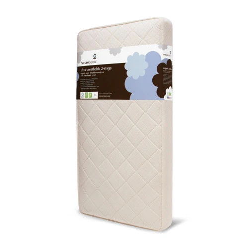 Naturepedic Organic Cotton Ultra Breathable 2-Stage Crib Mattress 1 Naturepedic Organic Cotton Ultra Breathable 2-Stage Crib Mattress