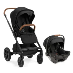 Nuna MIXX Next + PIPA URBN Travel System, Caviar