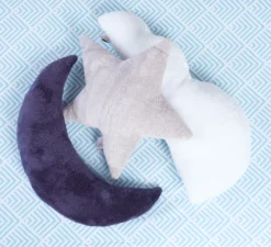 Oilo Indigo Moon Dream Pillow 5 Oilo Indigo Moon Dream Pillow -Children's Products MOONP INDf 92446.1544202975